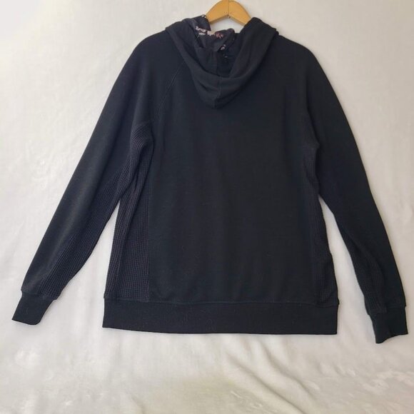 Maurices Floral Homeward Fleece Pullover Hoodie Sweatshirt Womens Size M - Picture 2 of 9